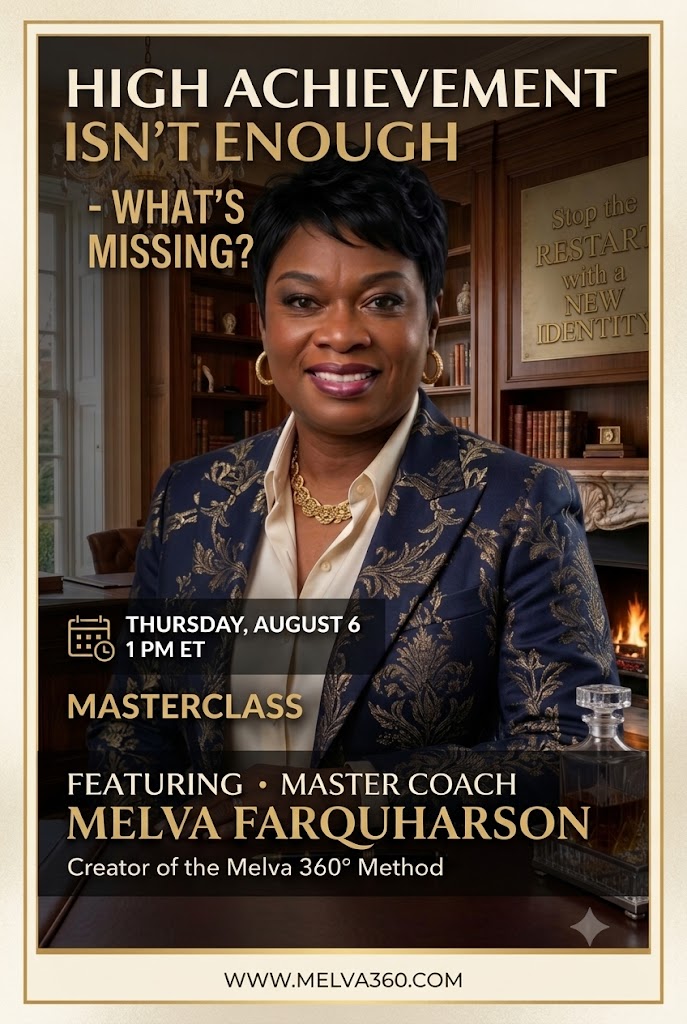 High Achievement Isn't Enough Masterclass - Melva Farquharson
